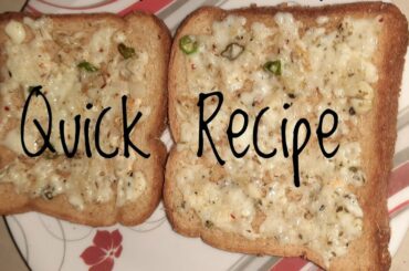 Chili Garlic Cheese Toast - Easy & Quick Recipe