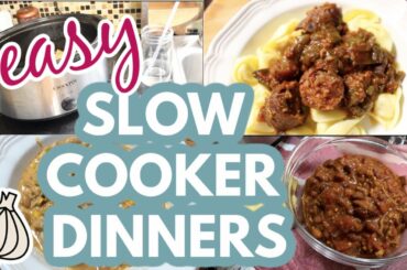 3  EASY Slow Cooker Meals Perfect For Fall