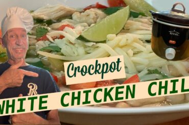 WHITE CHICKEN CHILI CROCK POT RECIPE |Richard in the kitchen