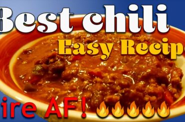 Best at home in the kitchen chili recipe! And it's easy too!