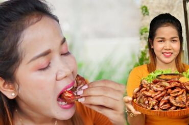 Deep fried pork intestine with chili sauce recipe Delicious