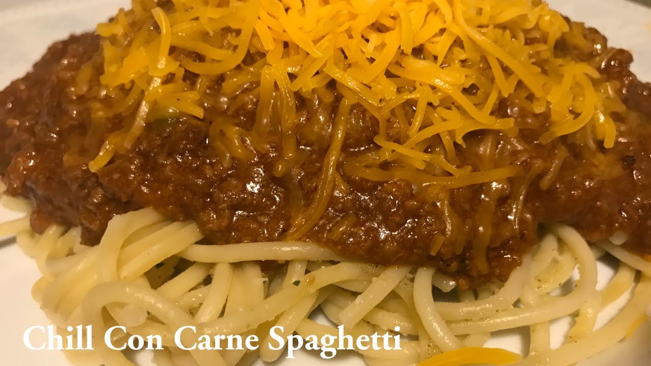How To Make Chili Con Carne Spaghetti Cincinnati Skyline Chili Style Inspired by I Heart