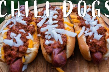 Chili Dog Recipe | Smoked Game Day Chili Dogs