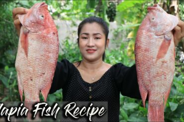 Tilapia Fish Recipe / Deep Tilapia Fish With Chili Sauce / Cooking With Sreypov