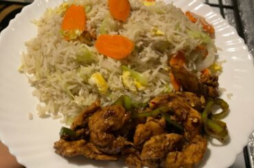 Chili Chicken and Fried Rice | Delicious Recipe