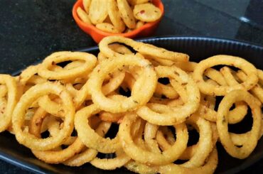 chili garlic potato rings recipe I Potato Garlic Rings I  Crispy Potato Chips #cookingandspices