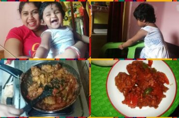 My 1st hindi vlog||Chili chicken recipe with only Tomato Ketchup and a secret ingredient