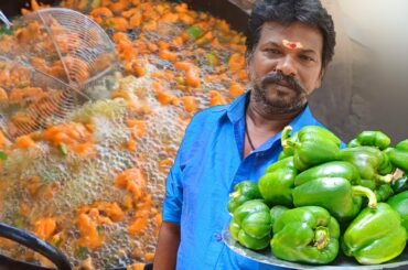 Green capsicum chili | Yummy capsicum chili recipe | Tamil Nadu Food Channel