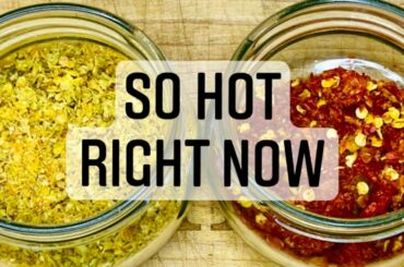 Dehydrating Peppers | Homemade Chili Pepper Seasoning Recipe