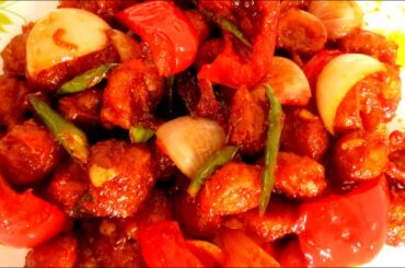 Veg Chili Recipe|| Soy Chunks Recipe||