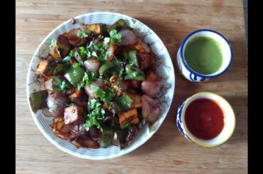 Easy And Healthy Chili Paneer With Soya Sauce