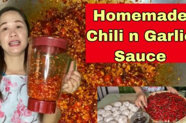 Homemade Chili Garlic Sauce #chiligarlic #hommade