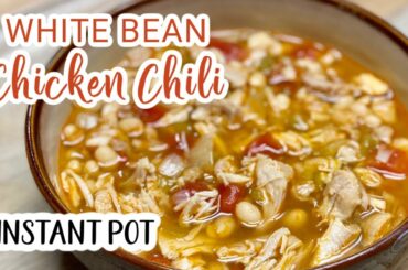 WHITE BEAN CHICKEN CHILI RECIPE / Chicken Dinner Ideas / Healthy Chicken Recipes / Chicken Recipe