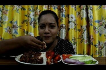 chicken chili Tandoori Leg piece Rice and Salad