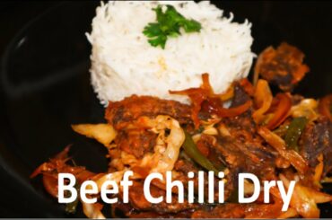 Beef chili dry in Urdu/Hindi | Dry Beef Chili | Chinese style beef chili dry | N.Q's Kitchen