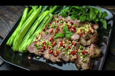Grilled Pork With Chili Sauce - Thai Recipes Cooking | Original Thai Food