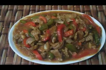 Beef Chili//Easy Beef Chili Recipe//Chilli Beef Recipe - How To Make Restaurant Style Chilli Beef