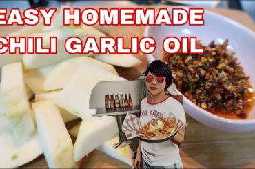 CHILI GARLIC OIL l EASY HOMEMADE CHILI GARLIC
