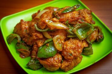 Easy Chilli Chicken Recipe | Chicken Chilli Recipe | Party Snacks Recipe