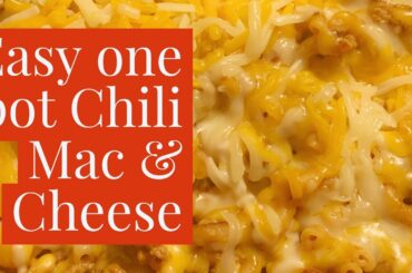Cook with Me| Easy one pot Chili Mac & Cheese| BrynnD #EasyMeals