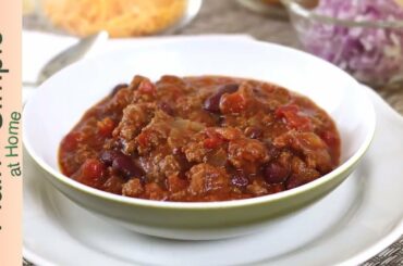 Homemade Chili Recipe - Simple and Delicious!