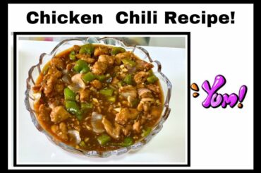 #1 Easy Chicken Chili Recipe| Best Chicken Chili| How to make Chicken Chili| Quick & Easy Recipe|