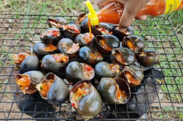 Field Snail Grilled Chili Sauce Recipe / Grilling Snail with Chili