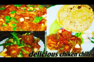How to make yummy and healthy  restaurant style chiken chili/kanti kitchens. Com(chiken chili recipe