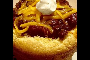 Chili Filled  Cornbread Muffin Bowl | Kid Friendly Recipe | How To Make | Easy Recipe