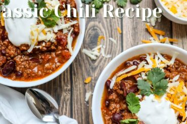 The BEST CLASSIC CHILI RECIPE | Anitas Delights