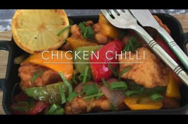 chicken chili recipe  |  spicy , sweet & sour chili chicken | how to make chicken chili at  home |