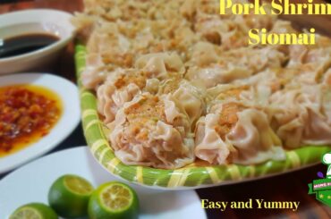 Pork Shrimp Siomai Recipe. Included in this video is how to make chili garlic oil and dipping sauce