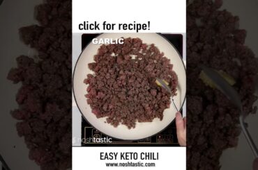 Keto Chili Recipe - Custom Keto Diet Recipe