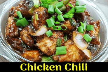 Restaurant style Chilli Chicken | chicken chili | Spicy Chilli Chicken | chicken chili recipe