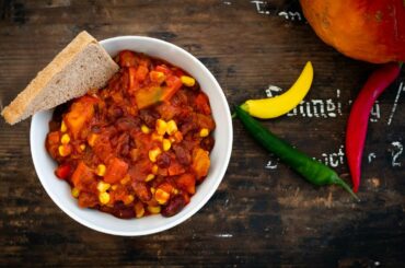 Pumpkin Chili Sin Carne (Vegan)