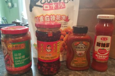 My spicy haul from today's visit to the Asian market.