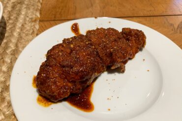 My friend requested his hot chicken extra spicy. So extra spicy he got!!