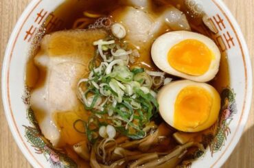 This ramen I made for lunch. Yummy