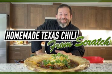 Making Some TEXAS Chili! Homemade from Scratch
