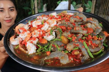 How to make shrimp salad with chili recipe