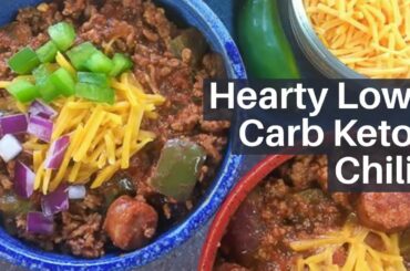 Low Carb Keto Chili Recipe - No Beans!