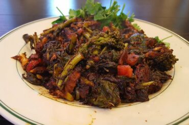 Mexican chili with broccoli rabe and mackerel