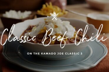 Classic Beef Chili with Ground Brisket