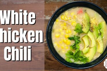 White Chicken Chili | Gluten and Dairy Free | Healthy Recipe