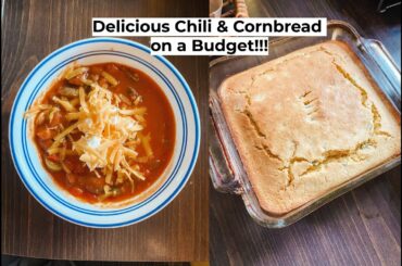 EASY VEGAN CHILI + CORNBREAD ON A BUDGET