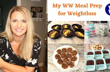 MY WW MEAL PREP | TURKEY CHILI AND CORN MUFFINS | TACO BOWLS | MINI PUMPKIN PIES!!