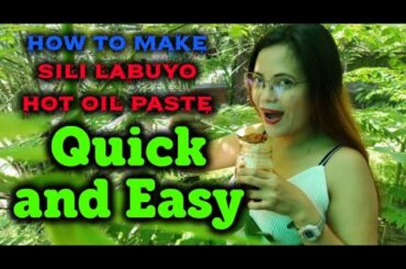 How to Make chili-garlic paste using original Siling Labuyo