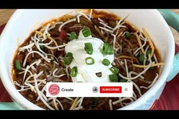 Chili Recipe-How To Make Homemade Chili  #Create  #ChiliRecipe