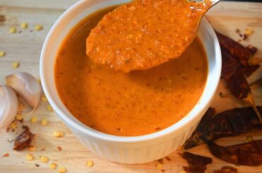 Shawarma Red Chili Sauce Recipe | Spicy Shawarma sauce authentic recipe | Lively Cooking