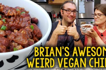 Recipe: Brian’s *NEW* Awesome Weird Vegan Chili (Plant-Based, Oil-Free)